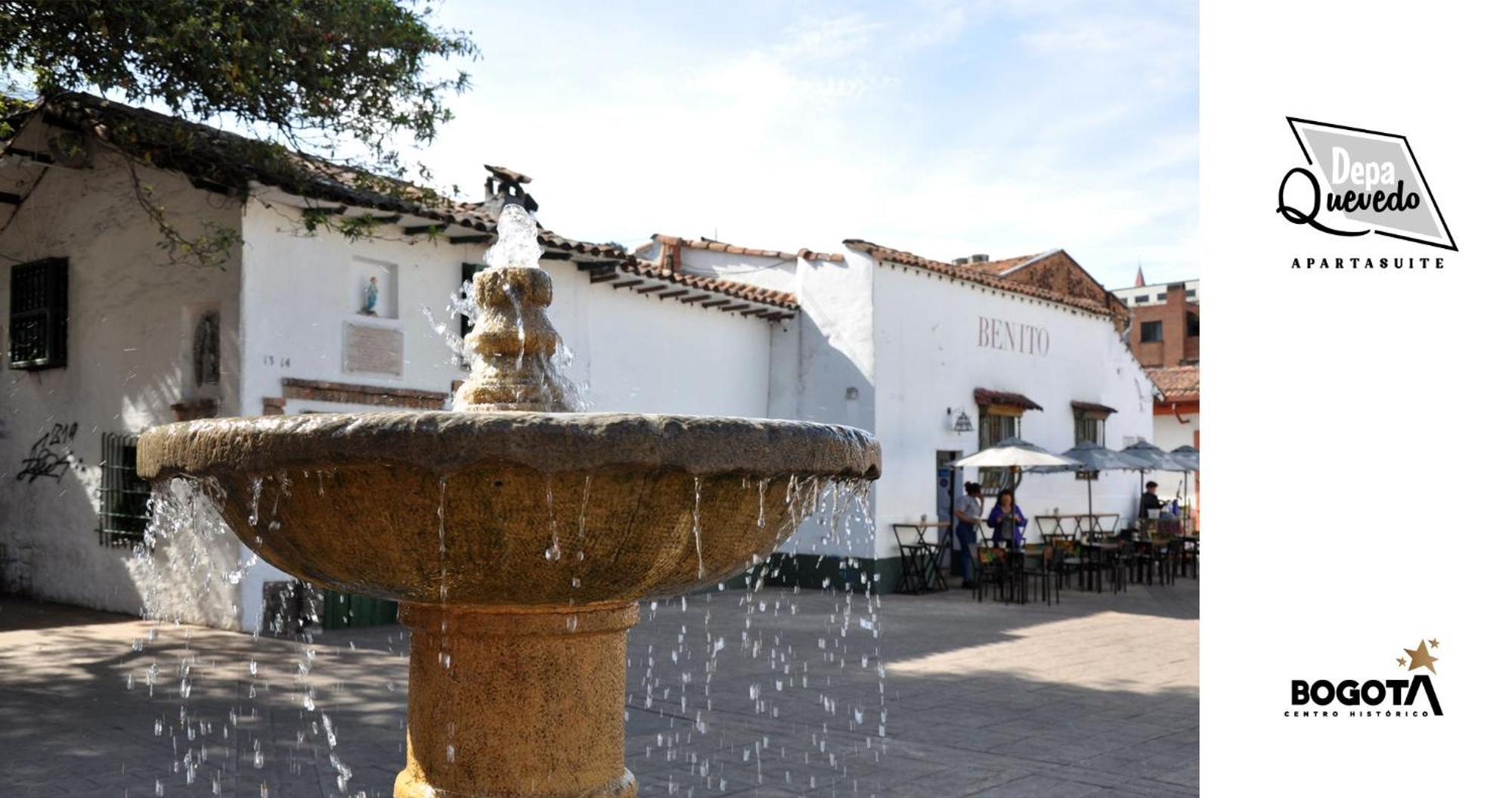 Depa Quevedo - Trendy Revamped Flat - Exceptional Spot In Bogota'S Historic Colonial Square - Candelaria Esterno foto
