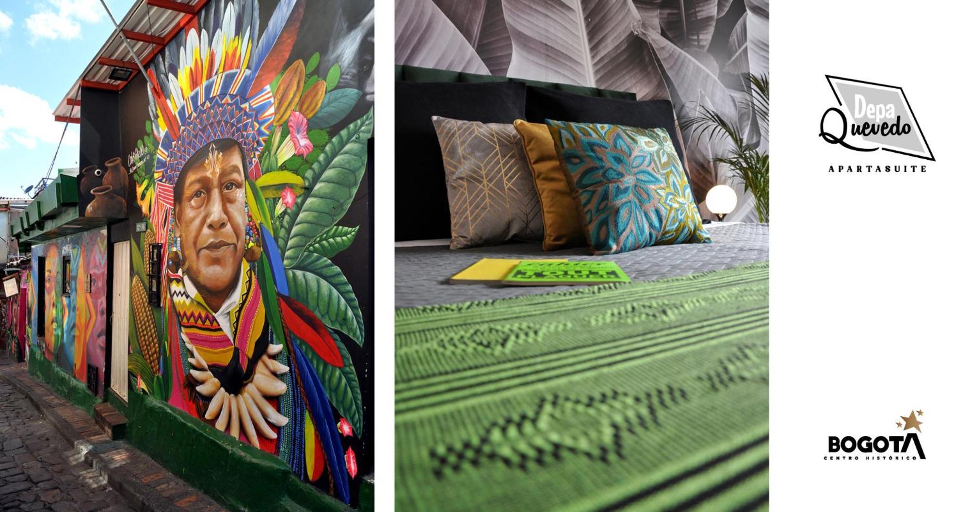 Depa Quevedo - Trendy Revamped Flat - Exceptional Spot In Bogota'S Historic Colonial Square - Candelaria Esterno foto